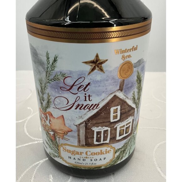 Winterfield & Co. Sugar Cookie Hand Soap 21.5 Oz Festive Bottle - Picture 2 of 3